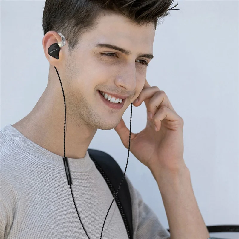 ACEFAST L11 USB-C HiFi проводные наушники с отсоединяемым кабелем и микрофоном для аудио