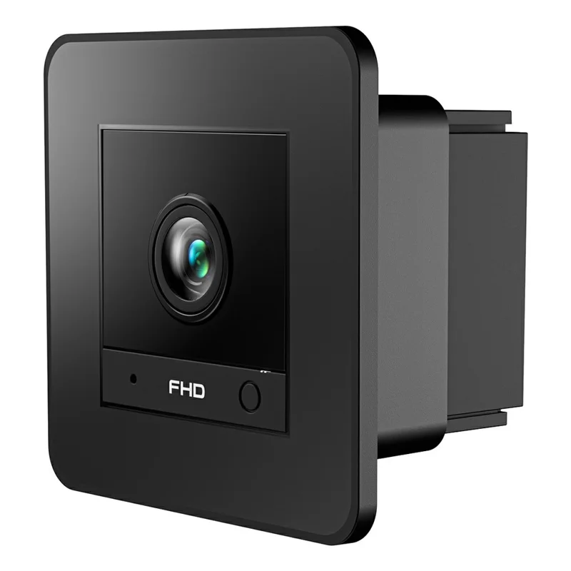 S20M Aquarium Camera Home Two-Way Audio Security Camera Support HD Night Vision for Fish Reptiles - Black