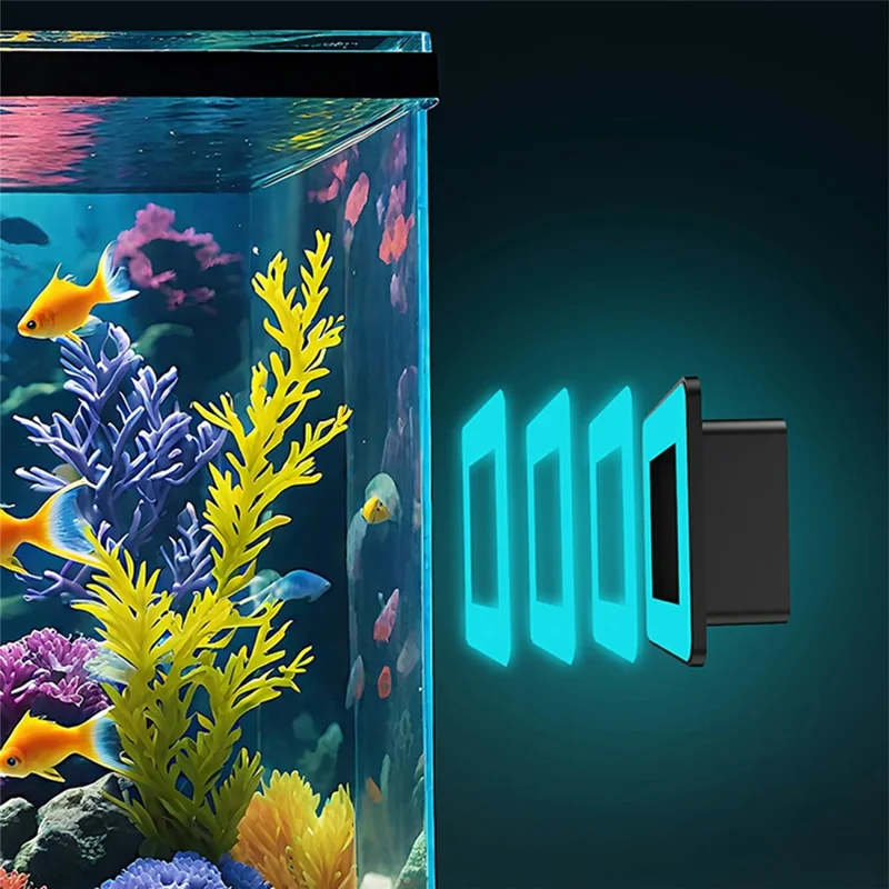 S20M Aquarium Camera Home Two-Way Audio Security Camera Support HD Night Vision for Fish Reptiles - Black