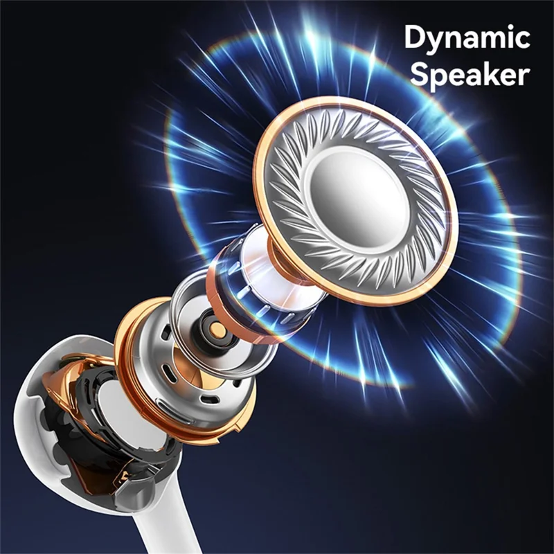 USAMS SJ771 EP-50 1.2m Type-C Digital Wired Earphones Semi-in-ear Earphones with Microphone