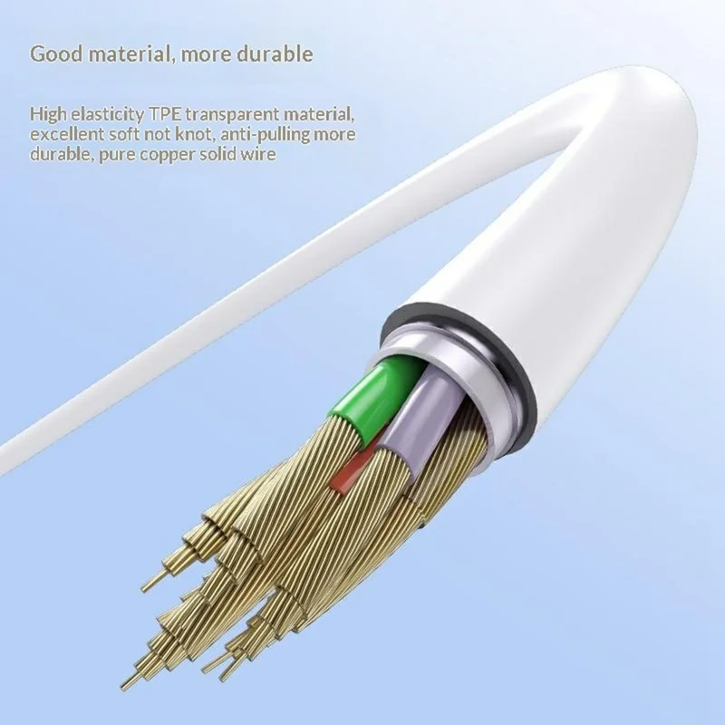 YESIDO YH51 Wired Earphones with iP Connector In-Ear Headphones 14mm Dynamic Driver  /  Multifunction Control - White