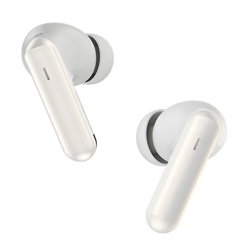 DEVIA EM405 ANC TWS Pro3 In-Ear Bluetooth Earphone Touch Control HiFi Sound Eabud with Screen - White