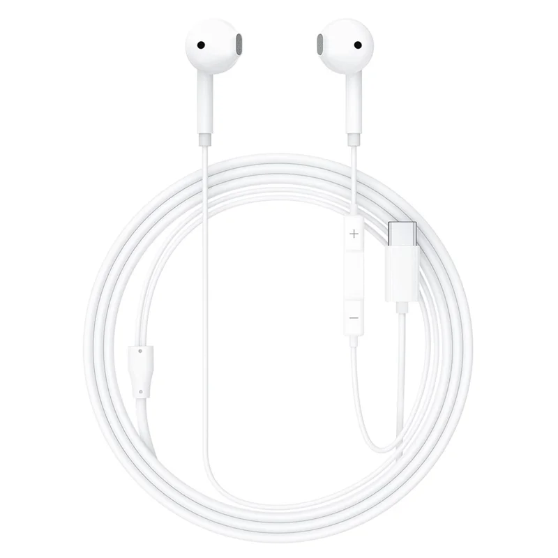 ACEFAST L13 USB-C Semi-in-ear Wired Earphone HD Microphone 3-Button Control Headphone - White