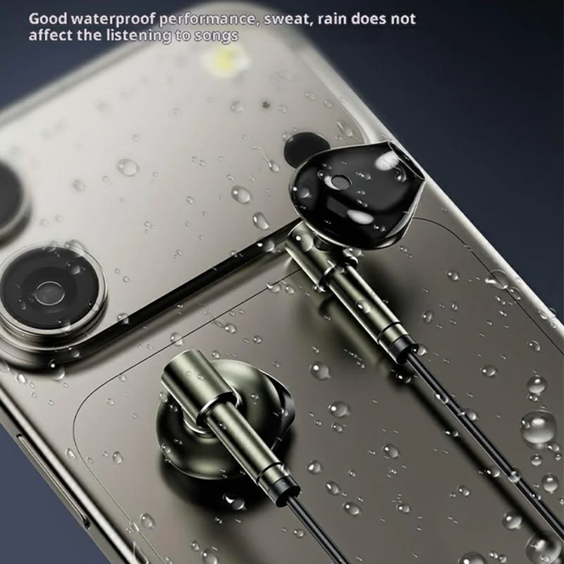 ERAZER EY03 Pro Wired Earphones with Mic Type-C Semi-In-Ear Headphones for Gaming