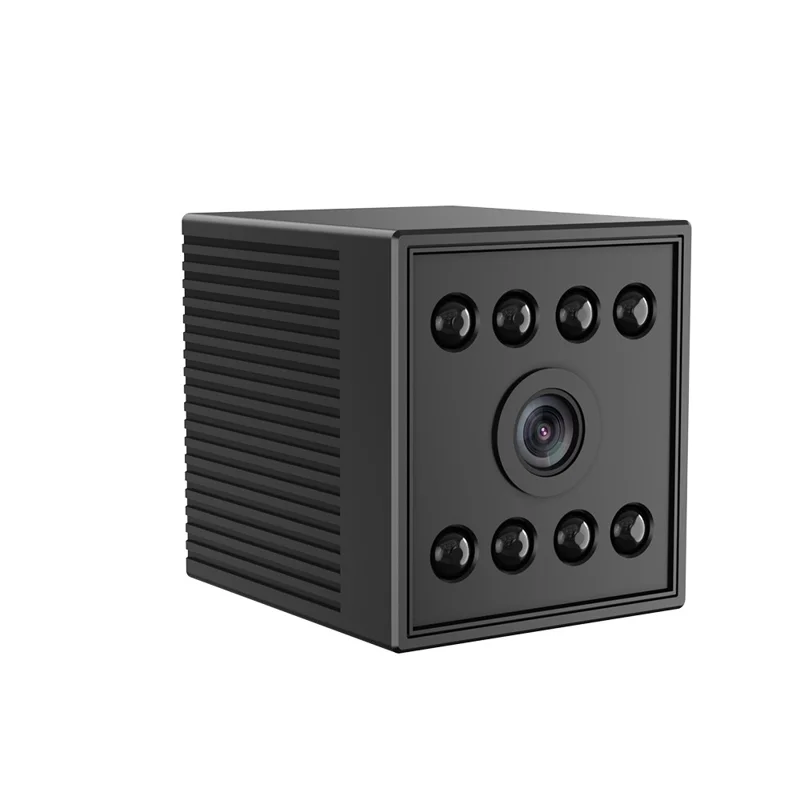 W10 WiFi HD Mini Security Camera Night Vision Motion Detection 1080P Indoor Surveillance Camera - Black