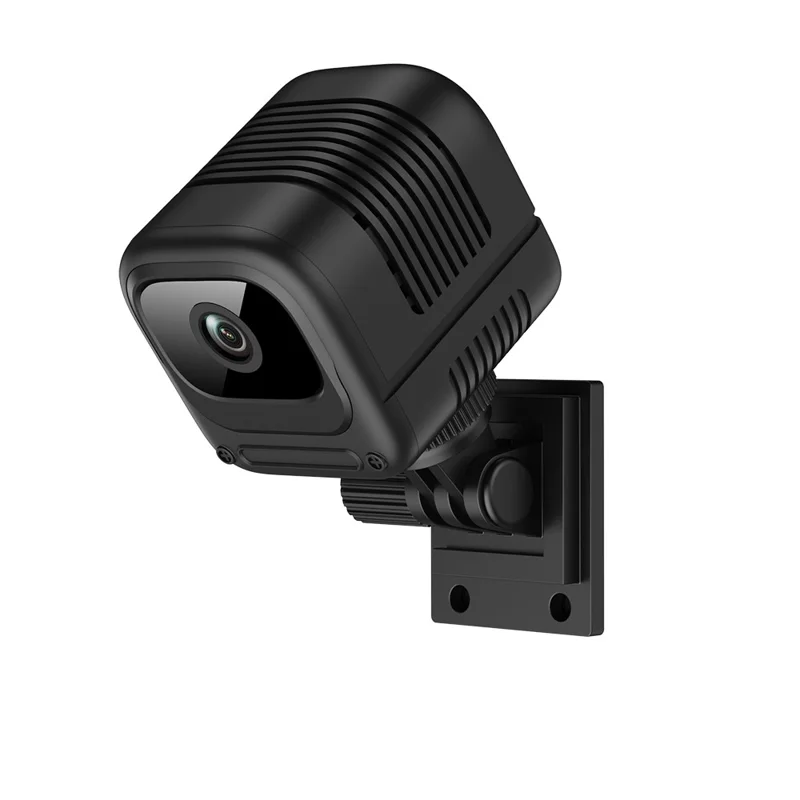 W08 WiFi Mini Camera HD 1080P Infrared Night Vision Motion Detection 130 Degree View Security Cam for Home - Black