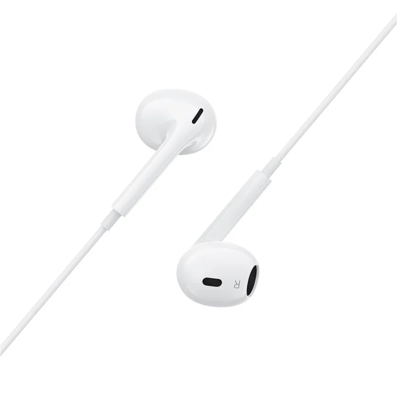 ACEFAST L17 1.2m USB-C Wired Earphones Semi-In-Ear with Mic Three-Button Control - White