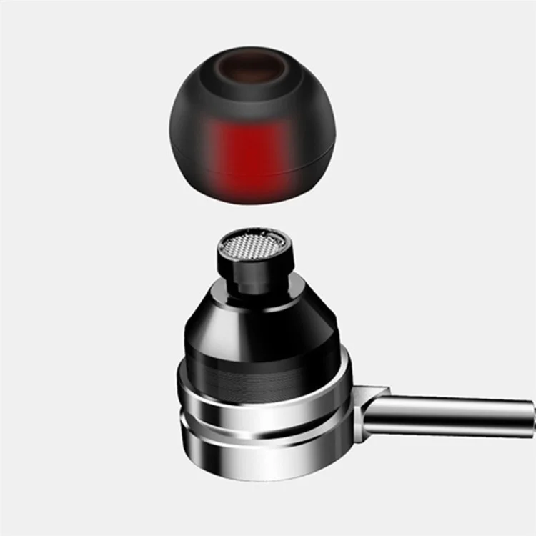 QKZ DM9 Zinc Alliage HiFi Stéréo Intra-Auriculaire Casque 3,5 mm Câblé Basse Lourde Écouteur de Téléphone avec Micro