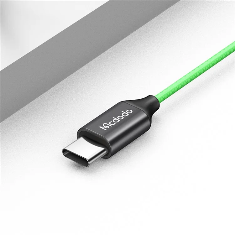 MCDODO HP-134 Type-C Digital Game Earphone Line Control Stereo Wired Headphone with Dual Mic - Verde
