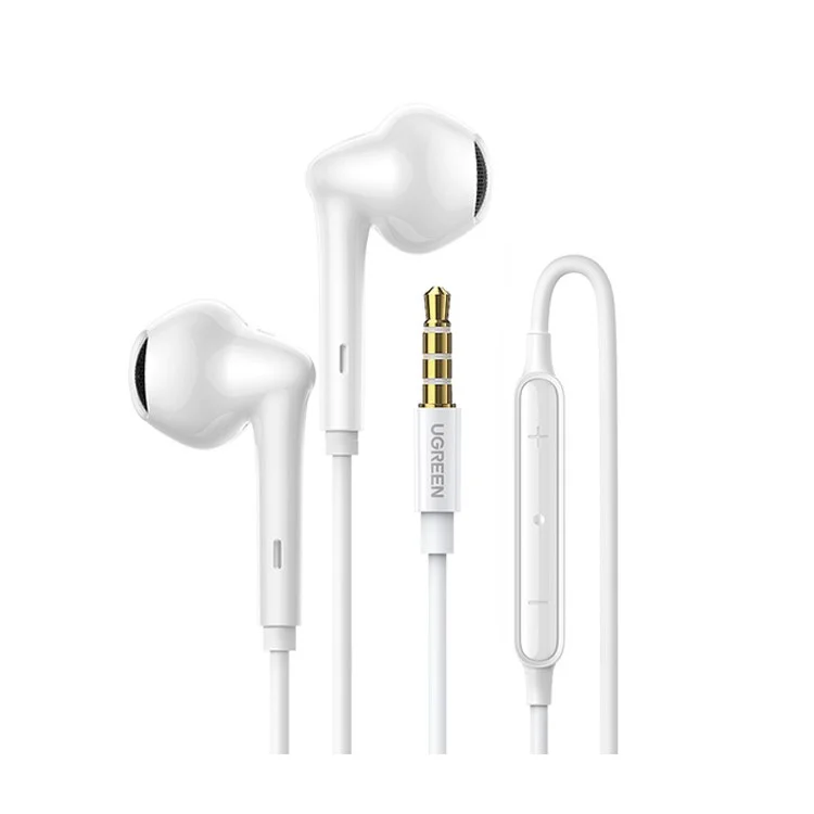 UGREEN 60692 HiTune Auriculares con Cable y Micrófono de 3,5 mm, Auriculares con Control de Volumen, Compatibles con iPhone PS5 PS4 Xbox iPad MP3 Portátil con Conector de 3,5 mm