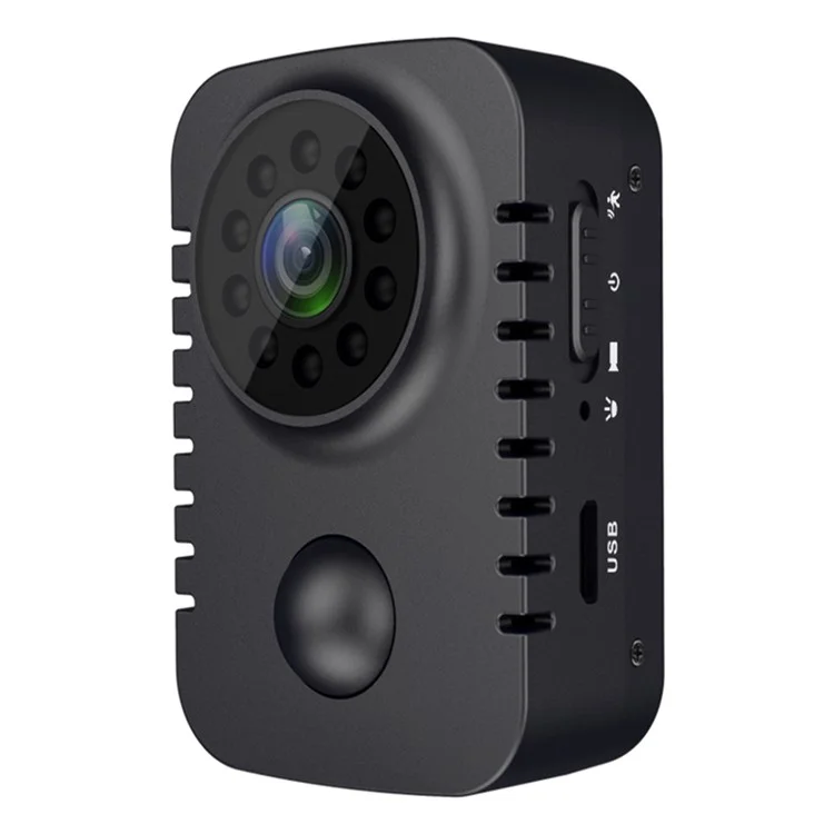 MD29 1080P Night Vision Body Camera 30FPS Video Recorder Clip-On Security Cam Webcam for Home / Outdoor Adventure / Law Enforcement / Cop Guard