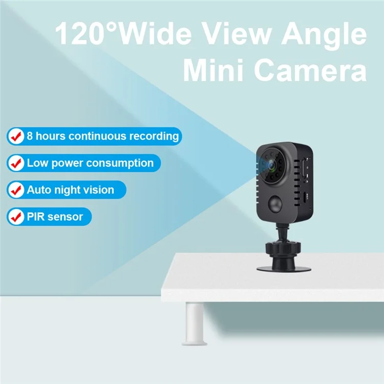 MD29 1080P Night Vision Body Camera 30FPS Video Recorder Clip-On Security Cam Webcam for Home / Outdoor Adventure / Law Enforcement / Cop Guard