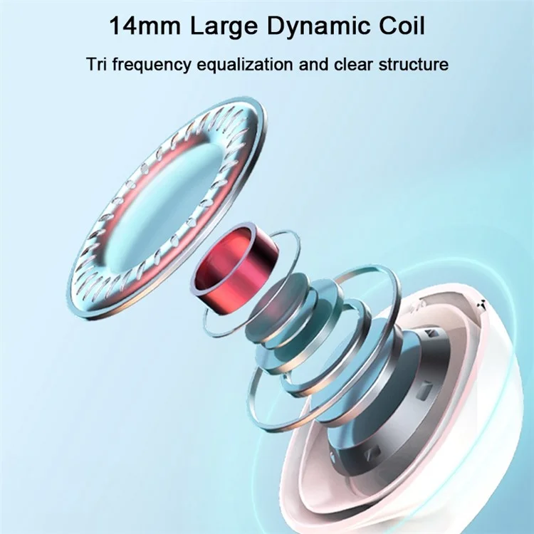 Yoobao L-03 3,5 mm Meio-in-orb Wired Phoedphones Button Control Headset Para Corrida, Ouvindo