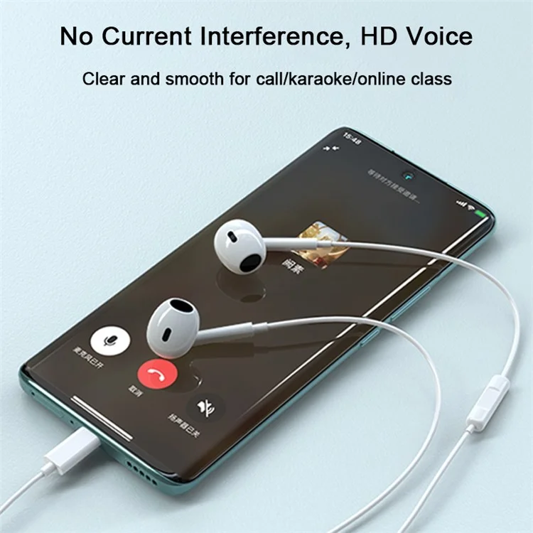 Yoobao L-03 3,5 mm Meio-in-orb Wired Phoedphones Button Control Headset Para Corrida, Ouvindo