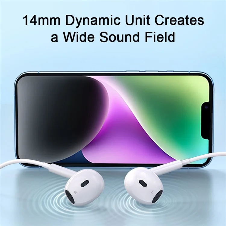 Yoobao L-03 3,5 mm Meio-in-orb Wired Phoedphones Button Control Headset Para Corrida, Ouvindo