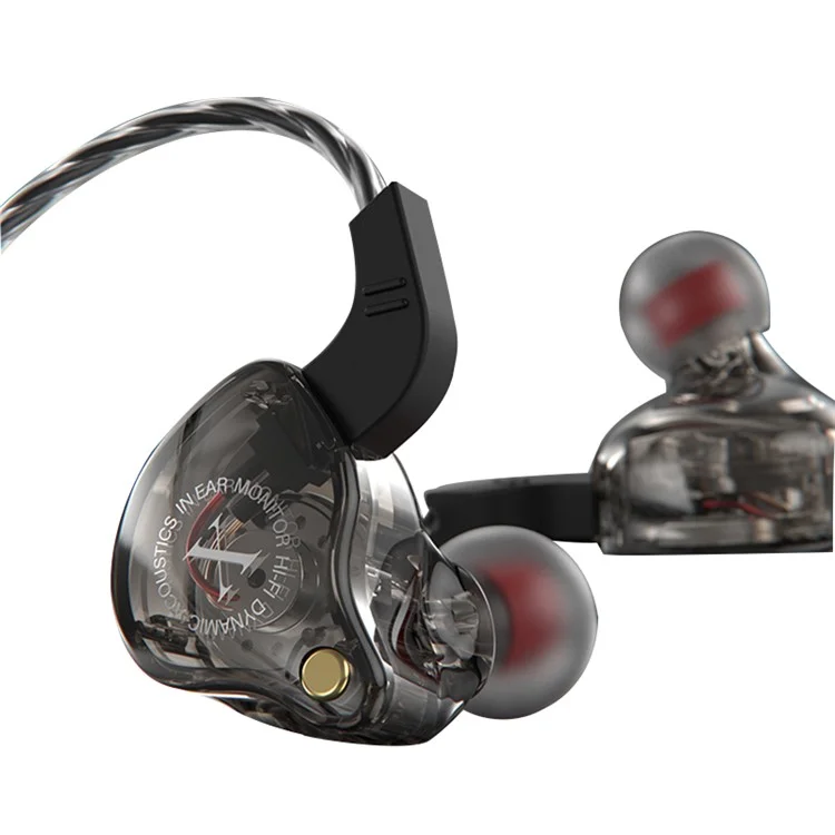JIANGSHENG X2 Cuffia In-Ear per Sport HIFI Heavy Bass Cablata per Telefono Cellulare - Nero
