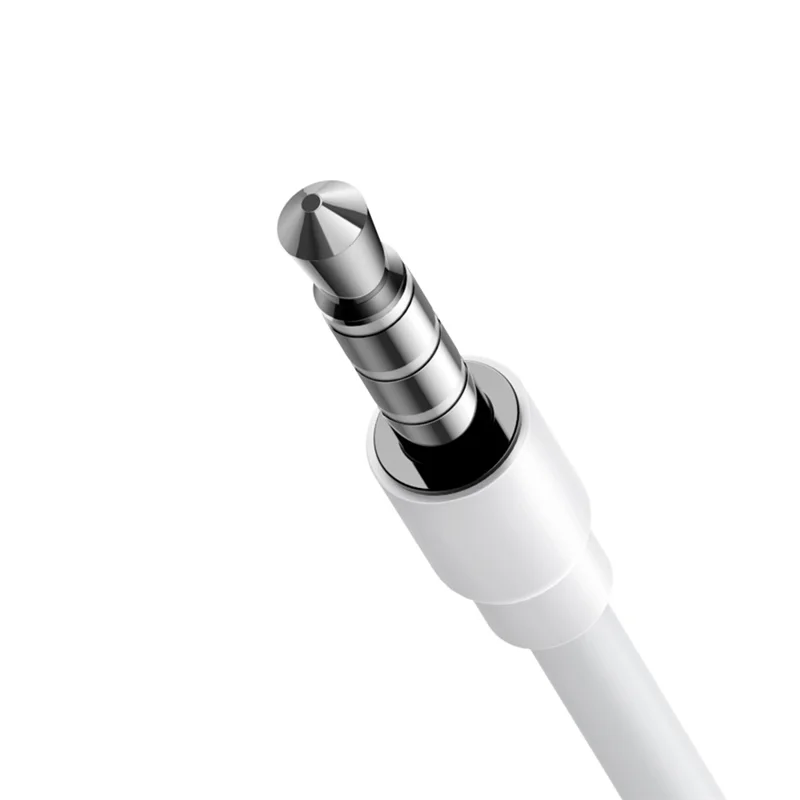 JOYROOM JR-EW02 3.5mm Wire-controlled Earphone HiFi Sound In-ear Headphone with Mic - White