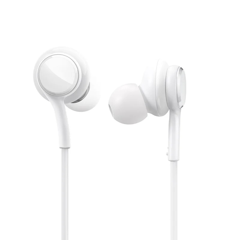 JOYROOM JR-EW02 3.5mm Wire-controlled Earphone HiFi Sound In-ear Headphone with Mic - White