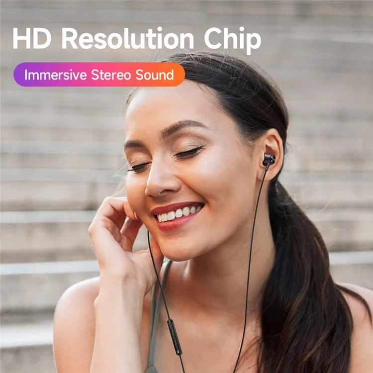 MCDODO HP-4070 Auriculares con cable estéreo tipo C Sonido HD Micrófono para llamadas Auriculares