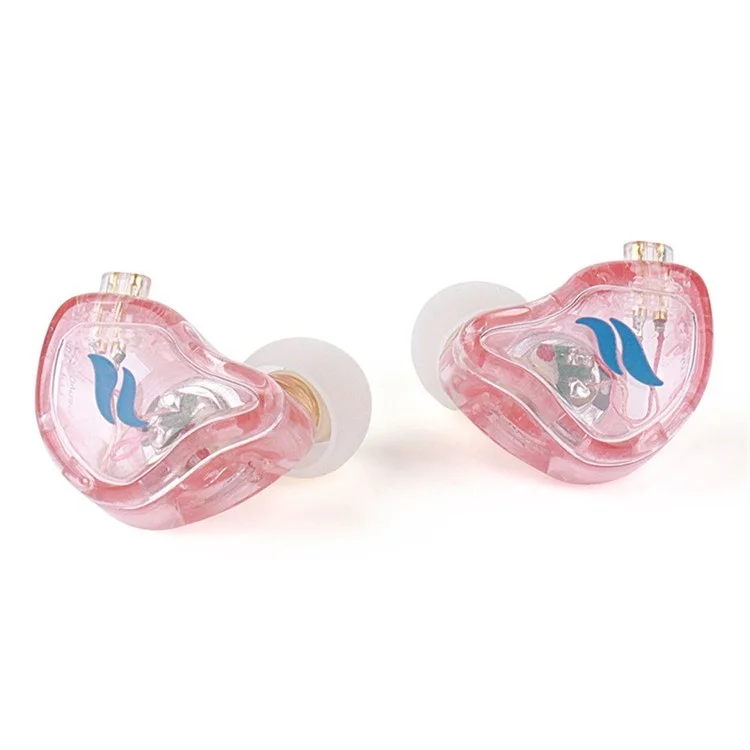 FZ FT1 Dynamic Earphone Stereo Surround Music Earbuds with Detachable Cable, No Mic - Pink