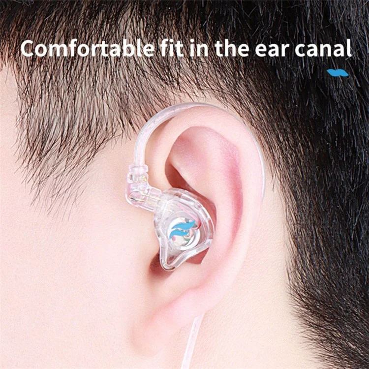 FZ FT1 Dynamic Earphone Stereo Surround Music Earbuds with Detachable Cable, No Mic - Pink