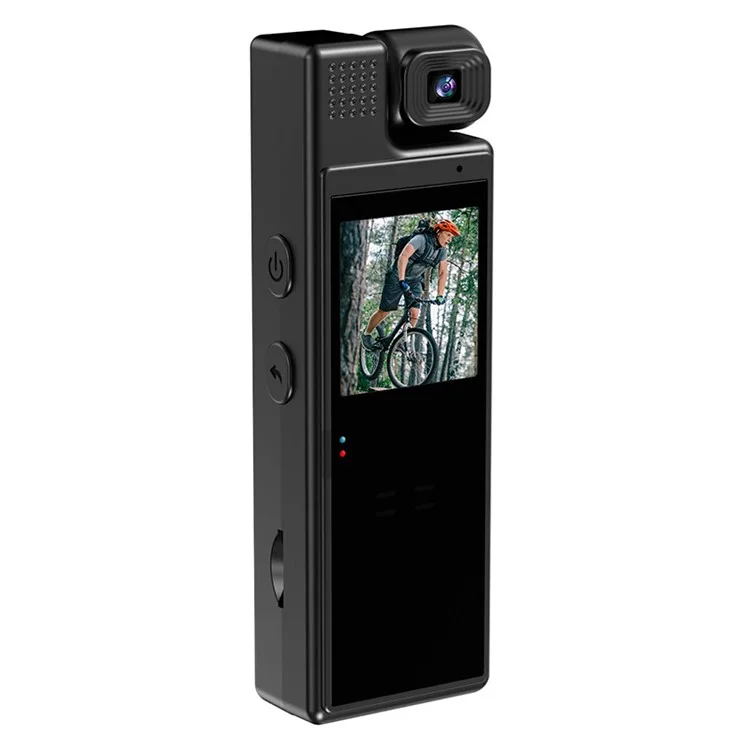 Videocamera sportiva Full HD 1080P L9 con visione notturna, mini telecamera con obiettivo rotante a 180 gradi