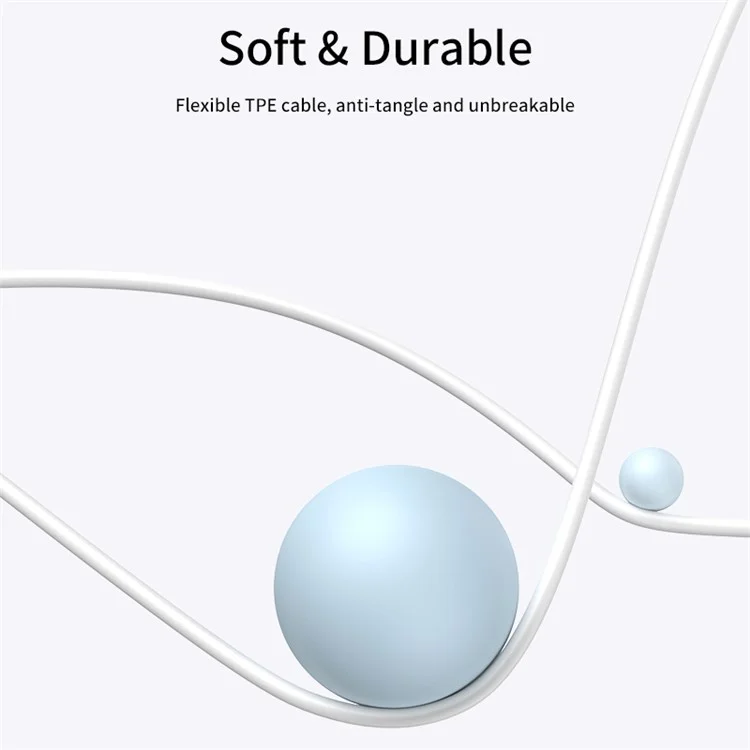 XUNDD X21 XDHE-017 Type-C Wire Control Semi-in-ear Earphone Mobile Phone Music Headset - White