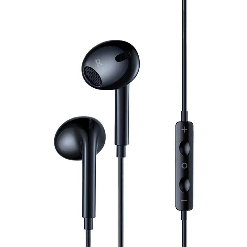 XUNDD X21 XDHE-017 Type-C trådstyret halvt ind i øret høretelefon til musik til mobiltelefon - Sort