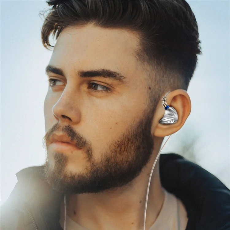 CVJ Nami Aluminum Magnesium Alloy Diaphragm In-Ear Wired Headphone Switch Tuning Earphones with Detachable Cable (No Mic)