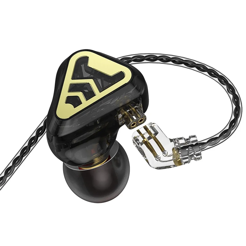 CVJ TXS Wired Earphones with Microphone 3.5mm In-Ear Earbuds Dynamic Drivers HiFi Stereo Tuning Headset - Black