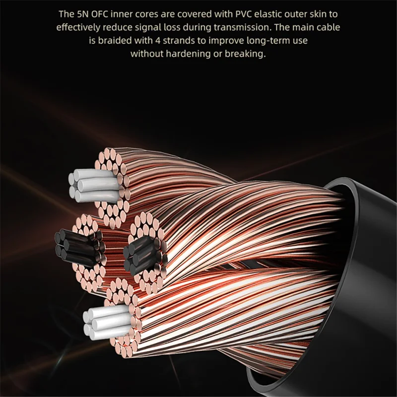 CVJ TXS Wired Earphones with Microphone 3.5mm In-Ear Earbuds Dynamic Drivers HiFi Stereo Tuning Headset - Black