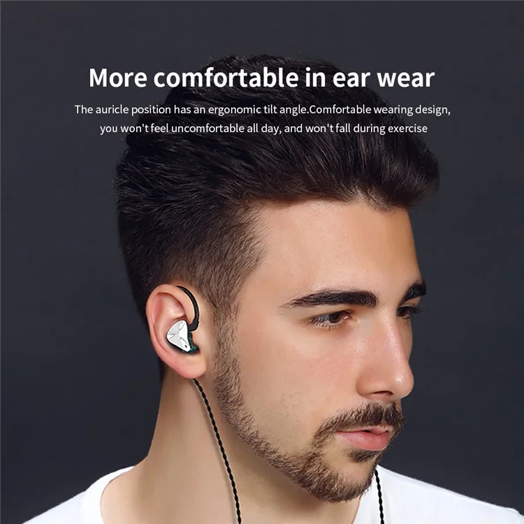 CVJ Demon Wired Gaming Headset 3.5mm Jack In-Ear Earbuds Dynamic Driver Headphones with Microphone - Gold
