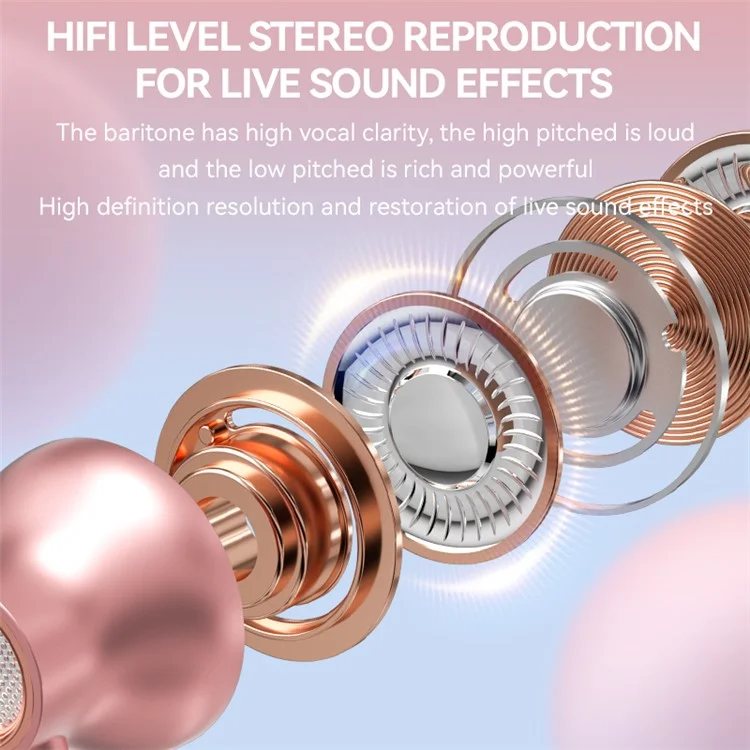 K1692 Neck-mounted Noise Canceling Bluetooth-compatible Earphone Cat Space Capsule RGB Light Wireless Headphone - Pink