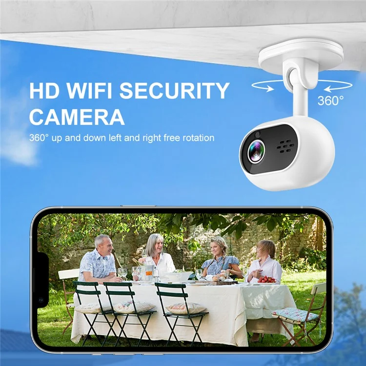 A4 Mini WiFi Home Security Cameras System with Playback, Two-Way Audio Baby Camera Monitor
