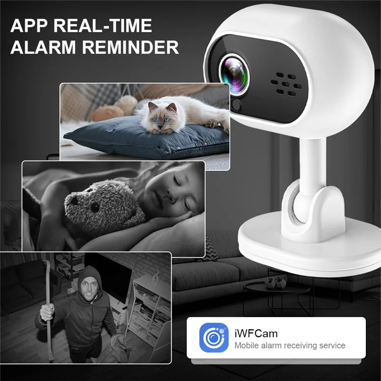 A4 Mini WiFi Home Security Cameras System with Playback, Two-Way Audio Baby Camera Monitor