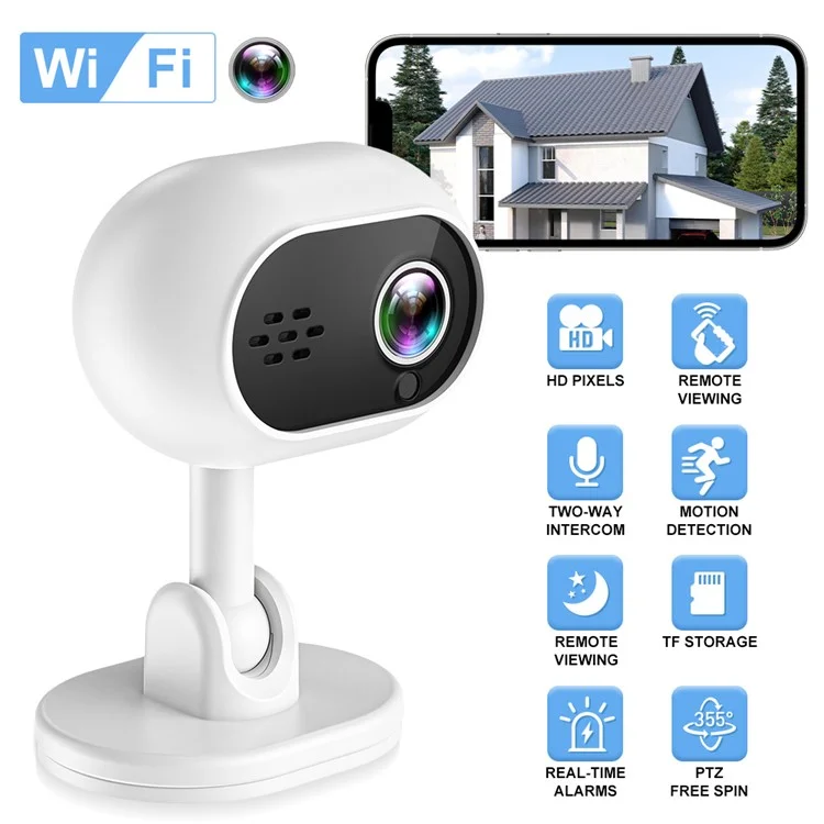 A4 Mini WiFi Home Security Cameras System with Playback, Two-Way Audio Baby Camera Monitor