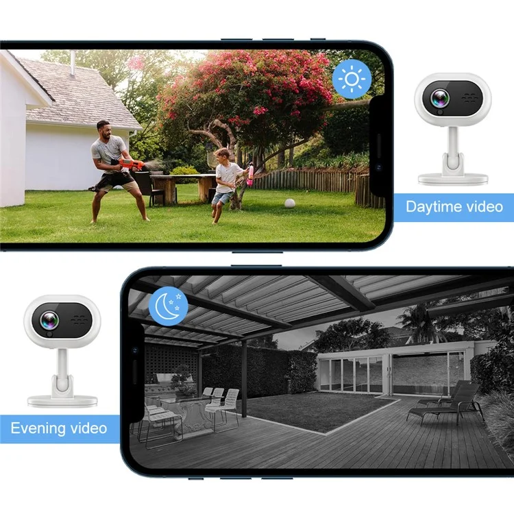 A4 Mini WiFi Home Security Cameras System with Playback, Two-Way Audio Baby Camera Monitor