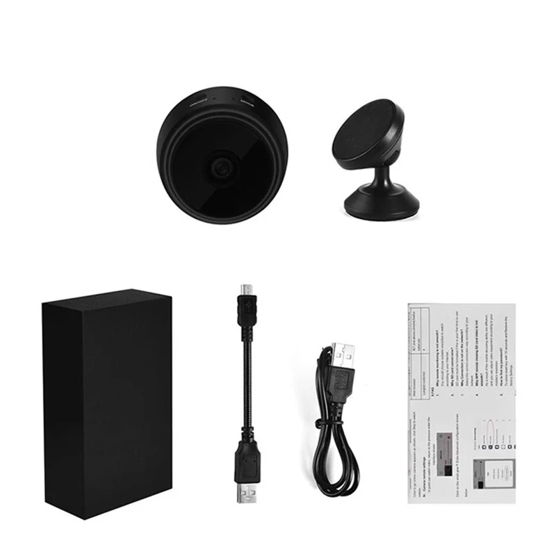 A9 Mini Camera WiFi Wireless Security Protection Remote Monitor Video Camcorder, APP: iwfcam - White