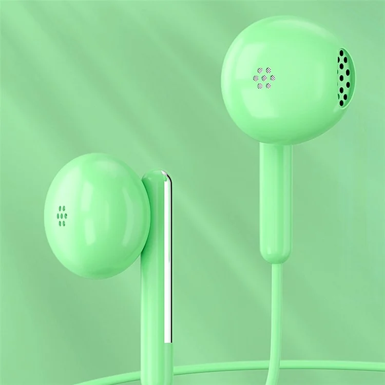 TIANSTON 3.5mm AUX In-Ear Wired Earphone Headphone with Microphone - Verde