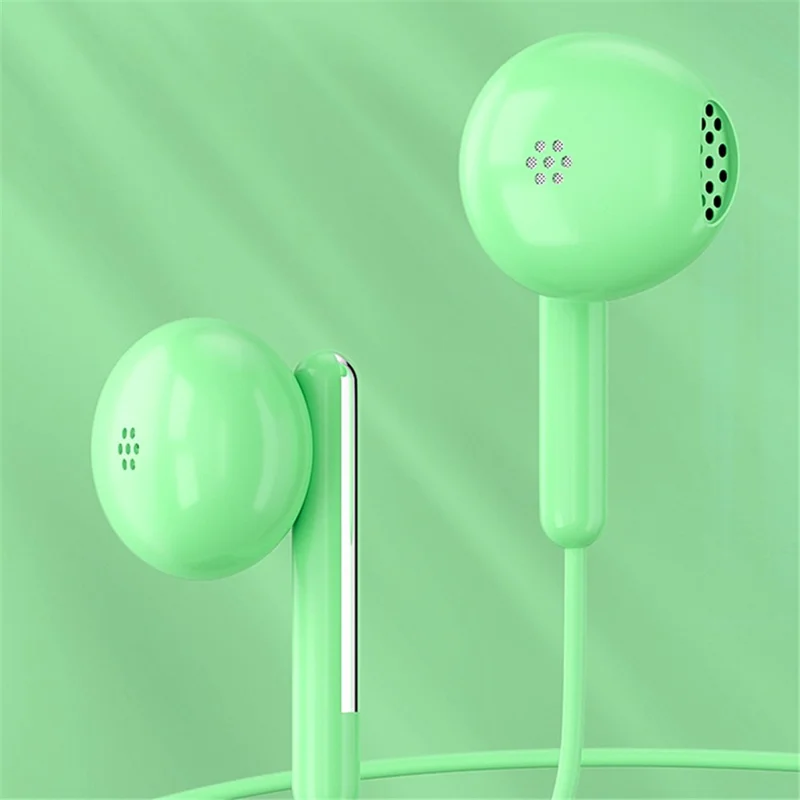 TIANSTON 3.5mm AUX In-Ear Wired Earphone Headphone with Microphone - Red