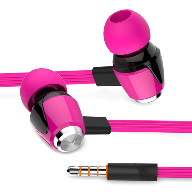 CELEBRAT G9 3.5mm Wired In-ear Earphone Wire Control Music Calling Headset - Rose
