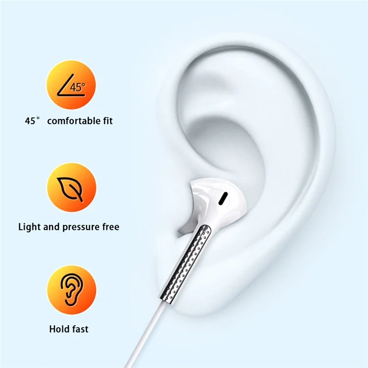 CELEBRAT G28 Écouteurs stéréo filaires 3,5 mm Contrôle du fil Casque de téléphone - Noir