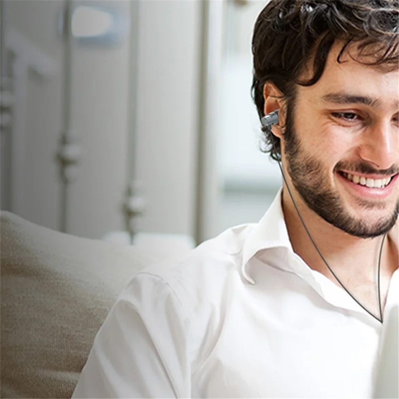 CELEBRAT C8 Earphone Universal 3.5mm Plug Wired Control Headset for Phone Computer - Rose Gold