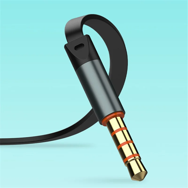 CELEBRAT C8 Earphone Universal 3.5mm Plug Wired Control Headset for Phone Computer - Rose Gold