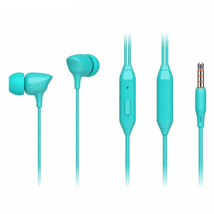 CELEBRAT G7 Auriculares con cable In-Ear con control en línea - Azul