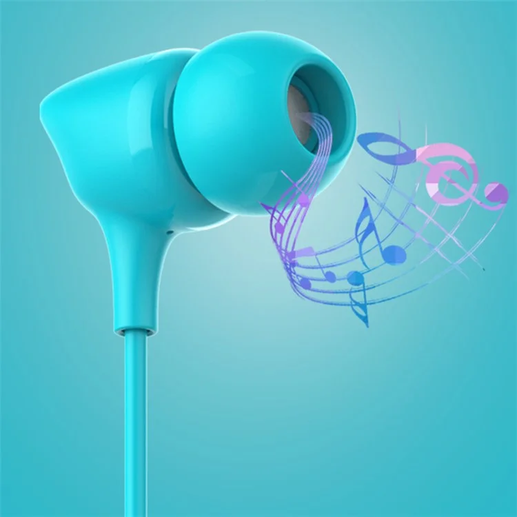 Celebrat G7 Wired Headset In-ear Fones de Ouvido Com Controle em Linha - Azul