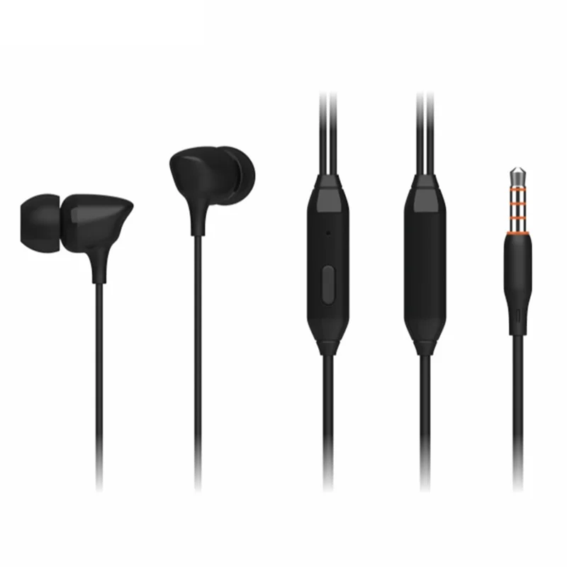 Słuchawki przewodowe CELEBRAT G7, wewnątrzuszne z mikrofonem i sterowaniem - Czarny