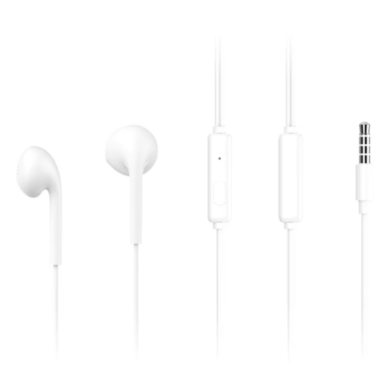 CELEBRAT G12 Auriculares con cable de 3,5 mm, 1,2 m, Auriculares intrauditivos - Blanco