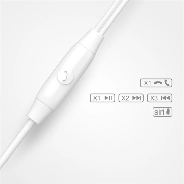 CELEBRAT G8 Wired Stereo Earphones with 3.5mm Connector and Inline Control - Black