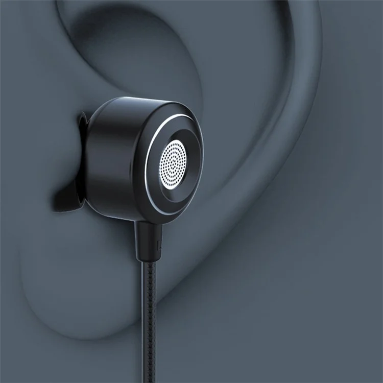 CELEBRAT G18 Auriculares Intraurales con Cable Metálicos 3.5mm Conector - Blanco